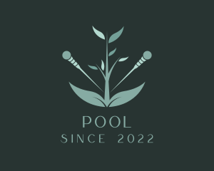 Spa - Wellness Needle Plant logo design