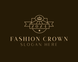 Royal Wedding Crown logo design