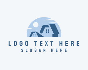 Lease - Residential House Roof logo design
