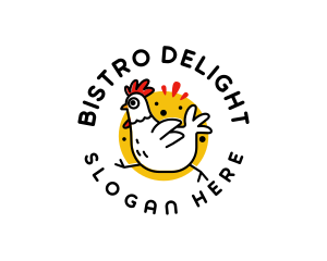 Chicken Diner Restaurant logo design