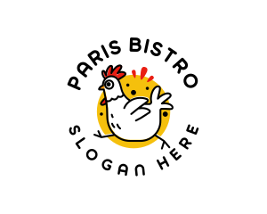 Chicken Diner Restaurant logo design