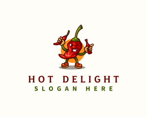 Spicy Chili Sauce logo design