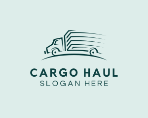 Delivery Truck Transport logo design