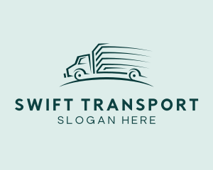 Delivery Truck Transport logo design