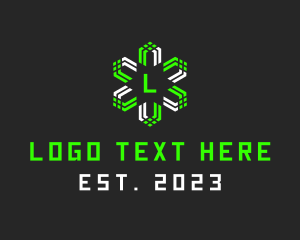 Cybersapce - Digital Software Tech logo design
