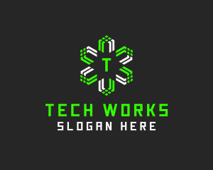 Digital Software Tech  logo design