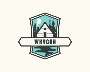 Forest - Outdoor Forest Cabin logo design