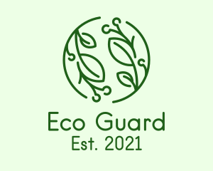 Conservationist - Organic Eco Plant logo design