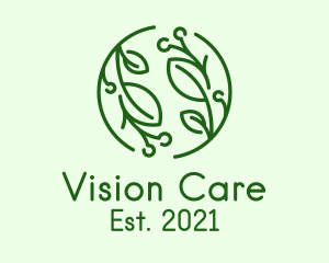 Environment - Organic Eco Plant logo design