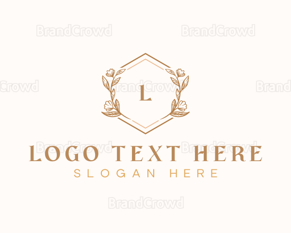 Elegant Wedding Floral Logo