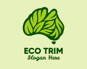 Natural Australia Eco Leaves  logo design