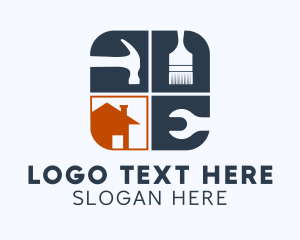 Tradesman - House Fixer Maintenance logo design