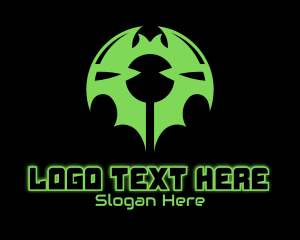 Game Stream - Gaming Bat Shuriken logo design