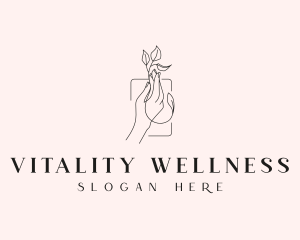 Beauty Wellness Florist logo design