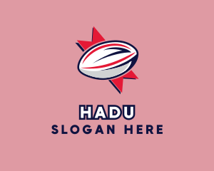 Rugby Sport League Logo