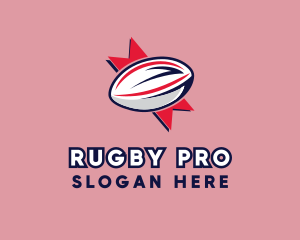 Rugby Sport League logo design