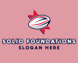 Goal Post - Rugby Sport League logo design