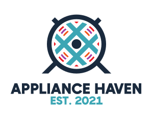 Appliances - Blue Grid Fan logo design