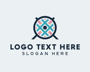 Blue Grid Fan logo design