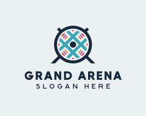 Blue Grid Fan logo design