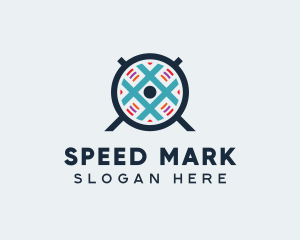 Blue Grid Fan logo design