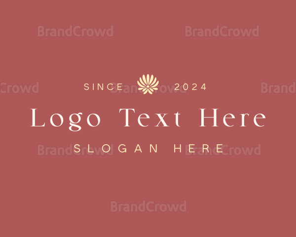 Elegant Luxury Flower Logo