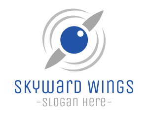 Aeronautics - Aircraft Propeller Wind logo design
