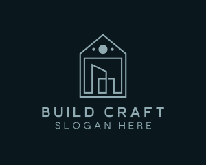 Building Property Contractor logo design