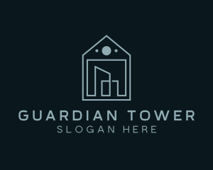 Building Property Contractor logo design