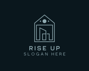 Building Property Contractor logo design