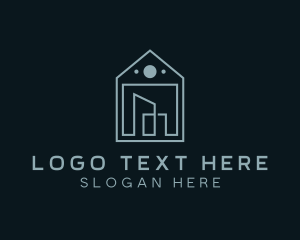 Interior Designer - Building Property Contractor logo design