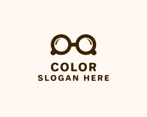 Optics - Coffee Geek Eyeglasses logo design