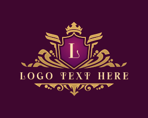 High End - Luxury Royalty Crest logo design