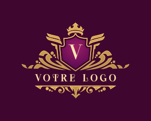 Aristocrat - Luxury Royalty Crest logo design