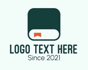 Library - Audio Book App logo design