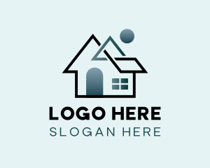 Village - Modern Abstract House logo design