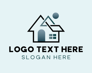 Modern Abstract House Logo