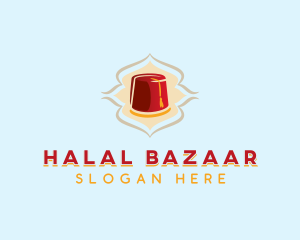 Muslim - Fez Hat Tarboosh logo design