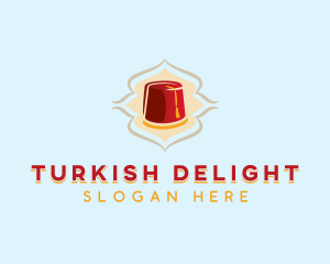 Turkish - Fez Hat Tarboosh logo design