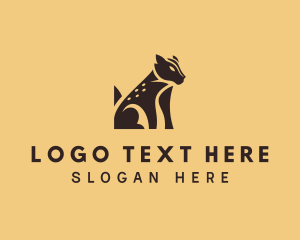 Zoo - Snow Leopard Wildlife logo design