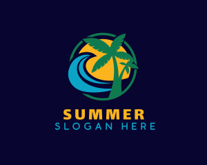 Summer Island Travel logo design