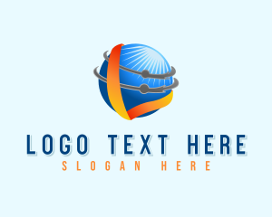 Collage - Media Planet Letter L logo design