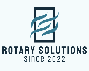 Rotary - Window Wind Ventilation logo design