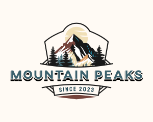 Mountain Peak Travel logo design