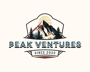 Mountain Peak Travel logo design