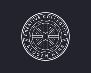 Hipster Auto Wheel logo design