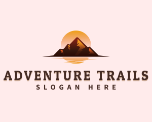 Sun Mountain Adventure logo design