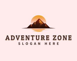 Sun Mountain Adventure logo design