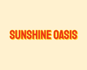 Hot Summer Wordmark logo design