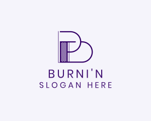 Modern Design Business Letter B logo design